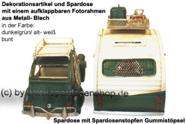 Nostalgie Wohnwagen- Gepann dunkelgrün E